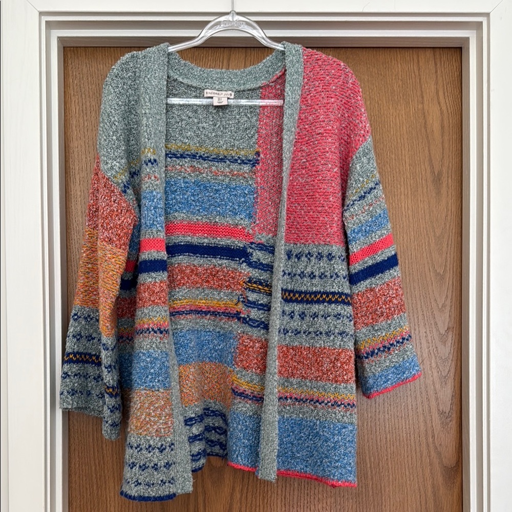 Sincerely Jules Colorful Striped Women's Sweater